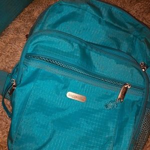 Blue one strap backpack